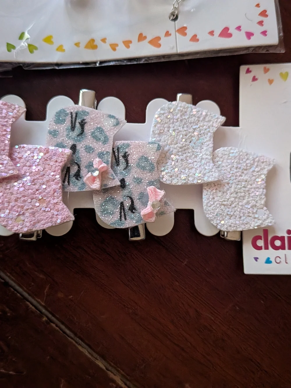 Claire's Pastel Beaded Hair Clips & Accessories Set